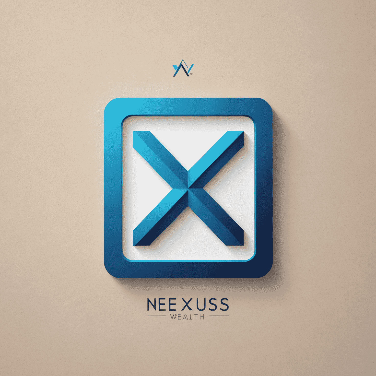 NexusWealth AU logo: A modern, sleek design combining a stylized 'N' and 'W' with a subtle graph or upward arrow, symbolizing financial growth. The logo uses the Intelligent Blue (#0066CC) color.