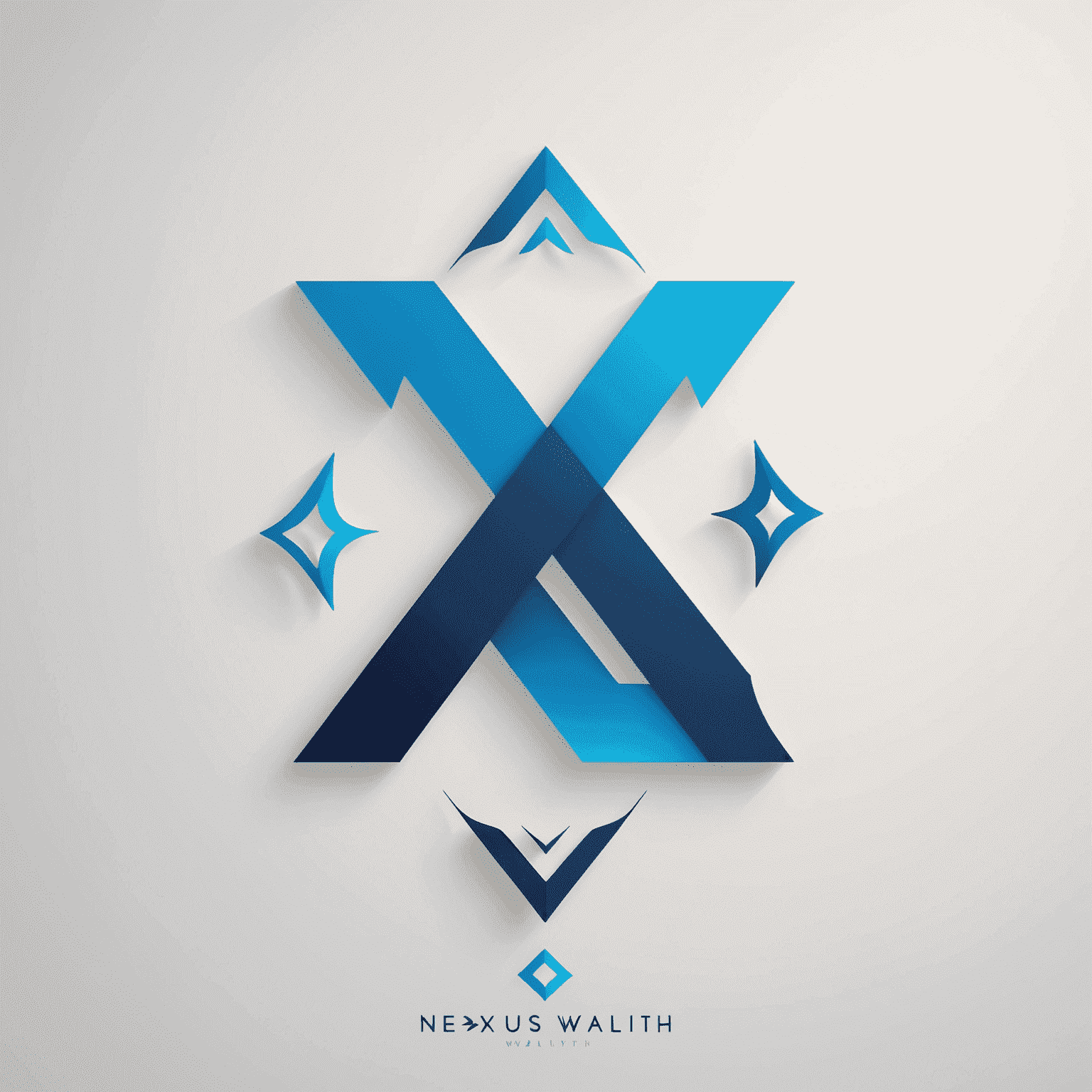 NexusWealth AU logo: A modern, sleek design combining a stylized 'N' and 'W' with a subtle graph or upward arrow, symbolizing financial growth. The logo uses the Intelligent Blue (#0066CC) color.